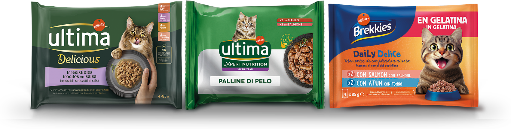 Prodotti Ultima e Brekkies